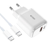 Tech-Protect 20W Vegglader med 1 x USB-C & 1 x USB-A - Power Delivery - Hvit