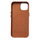 Mujjo iPhone 14 Leather Deksel - MagSafe Kompatibel - Brun