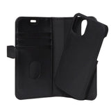 iPhone 12 Mini Buffalo Wallet Skinndeksel med Magnetisk Lommebok - Svart