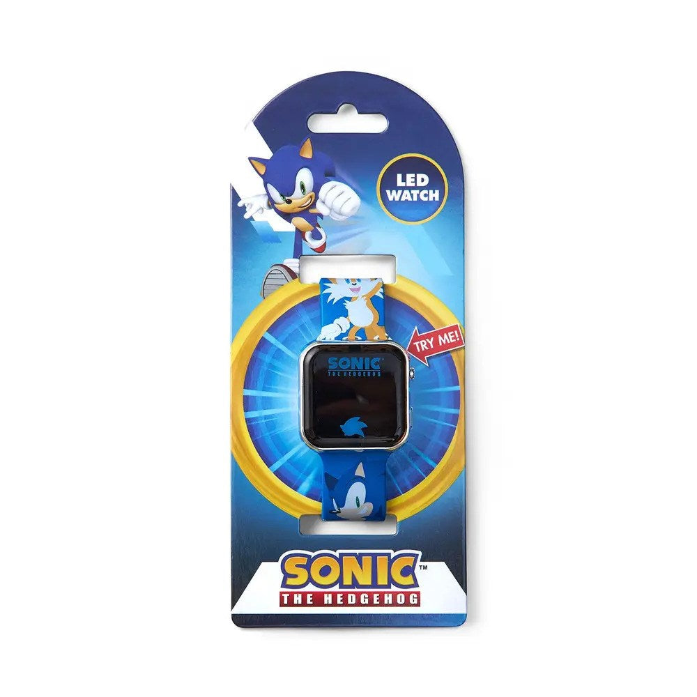 Accutime LED-Klokke for Barn med Justerbar Reim - Sonic V2