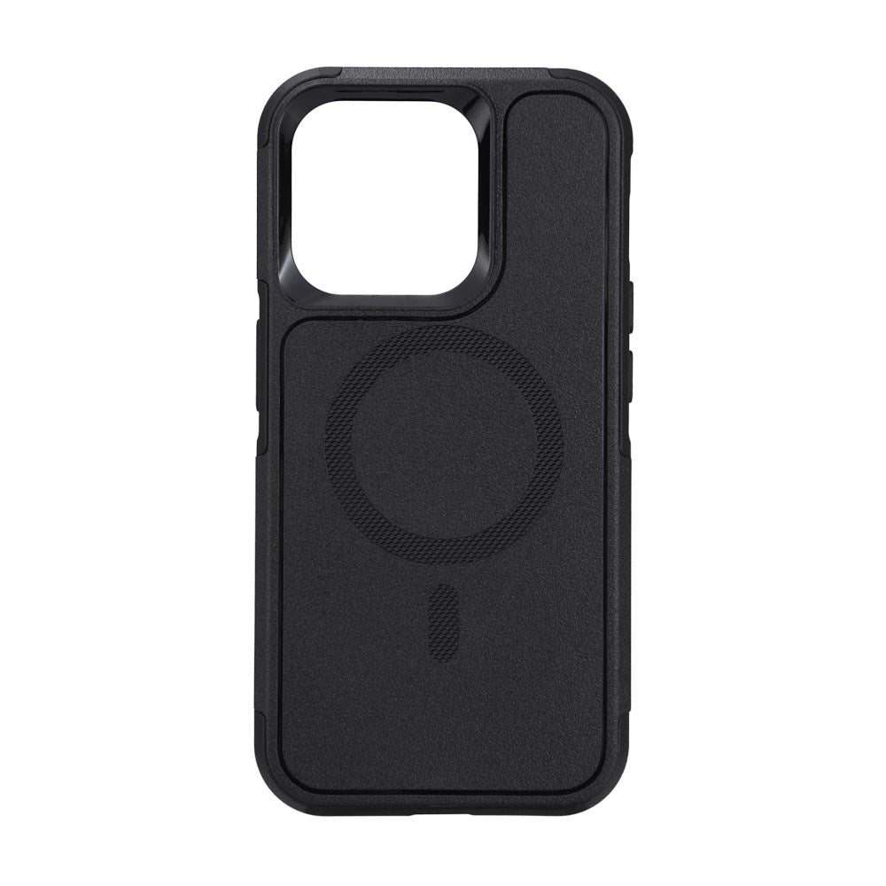 iPhone 15 Pro Essentials Rugged Deksel - MagSafe Kompatibel - Svart