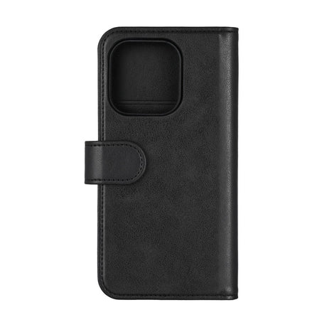 iPhone 16 Pro Essentials 2-i-1 Kunstskinn Flip Deksel - Svart