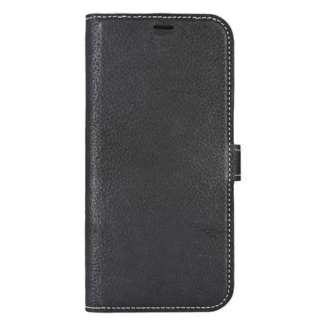 iPhone 16 Pro Essentials 2-i-1 Skinn Flip Deksel - MagSafe Kompatibel - Svart