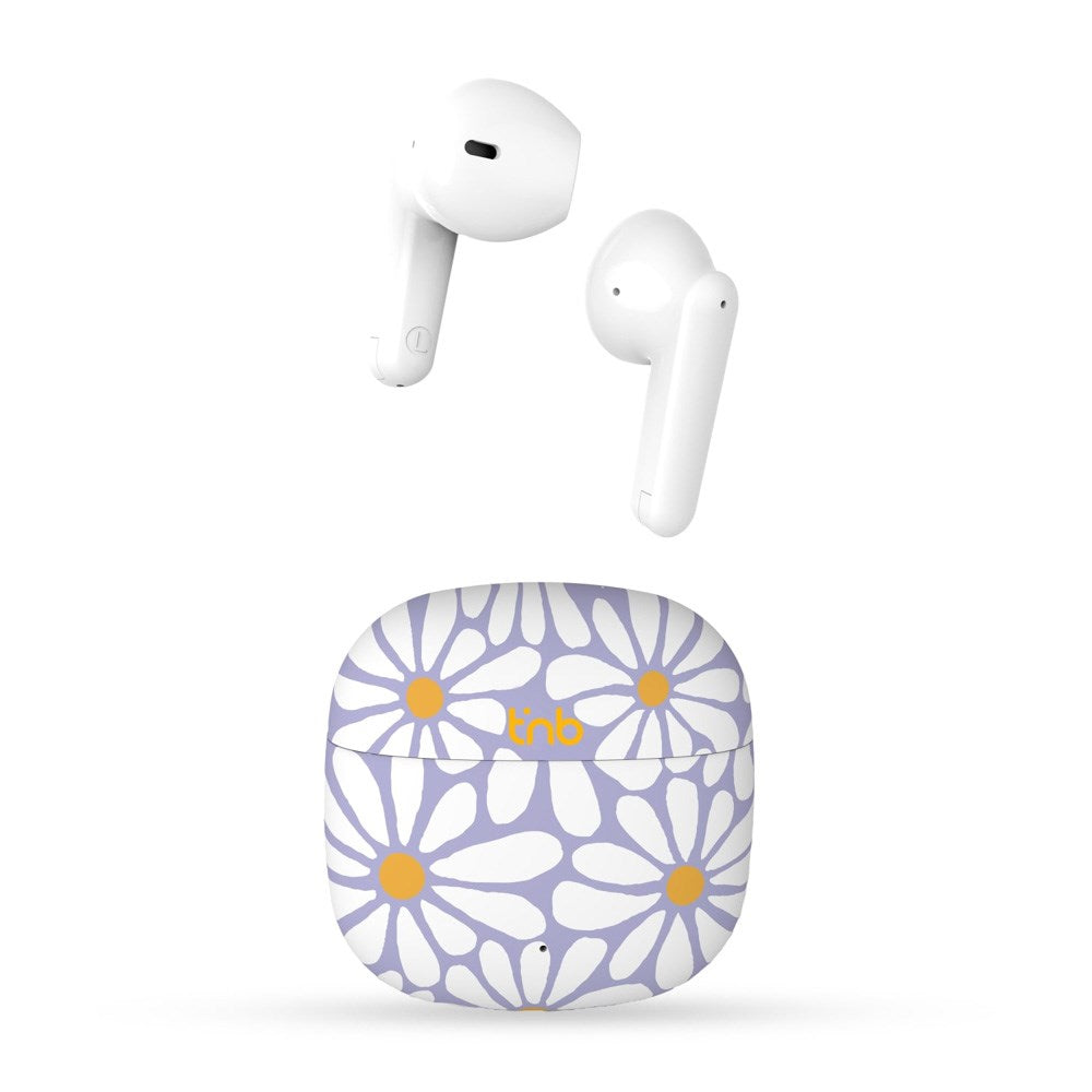 T'NB EXCLUSIV' Trådløse In-Ear Hodetelefoner m. Ladeetui - Flower