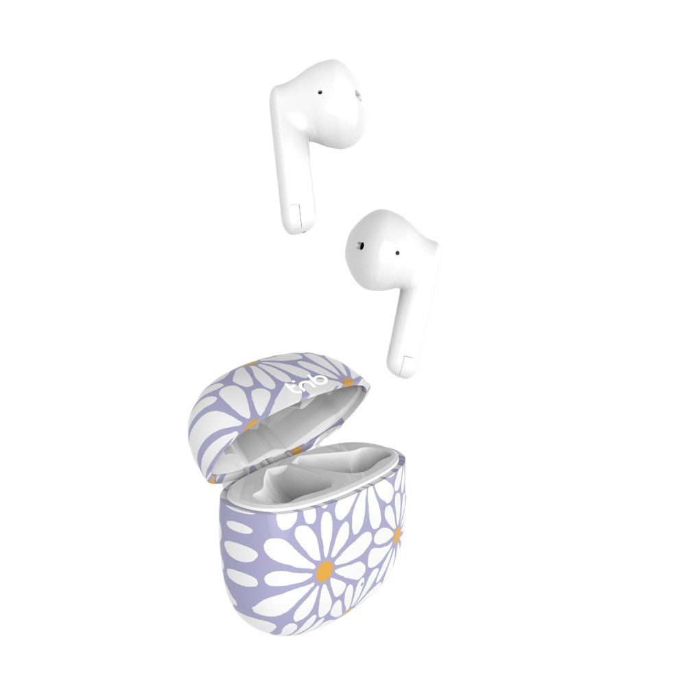 T'NB EXCLUSIV' Trådløse In-Ear Hodetelefoner m. Ladeetui - Flower