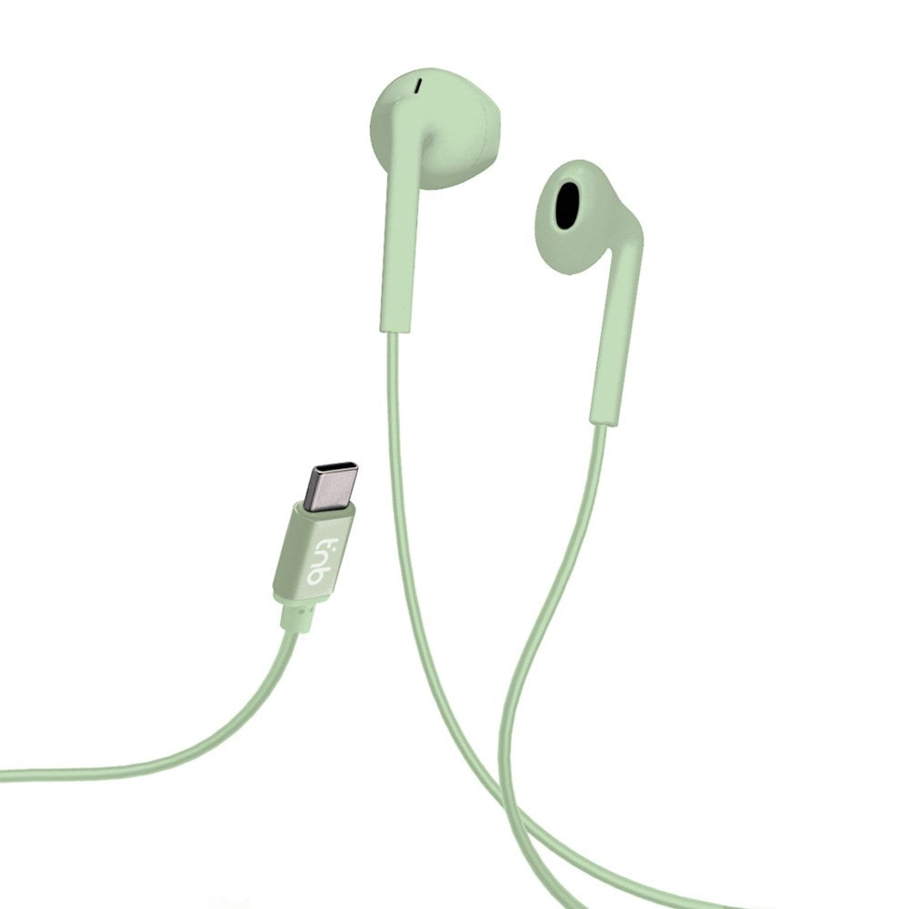 T'NB C-SOUND In-Ear Hodetelefoner - USB-C - Grønn