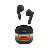 T'NB ORIGIN Trådløse In-Ear Hodetelefoner med Ladeetui - Kassettbånd Design