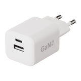 X2O 35W Vegglader m. 1x USB-A / 1x USB-C / 1x USB-C Kabel - 1.2m - Hvit