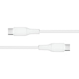 X2O Superflex 60W USB-C til USB-C Kabel - 1.5m - Hvit