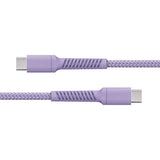 X2O Longlife 100W USB-C til USB-C Kabel - 2m - Lilla