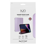 iPad 11" (2026 / 2025) / 10.9" (2024 / 2022) X2O Smart Folio Flip Deksel - Lilla