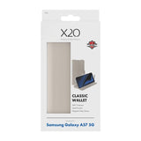 Samsung Galaxy A57 X2O Classic Wallet Flip Deksel - Beige