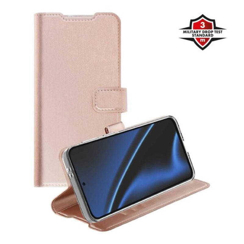 Samsung Galaxy A57 X2O Classic Wallet Flip Deksel - Rosegull