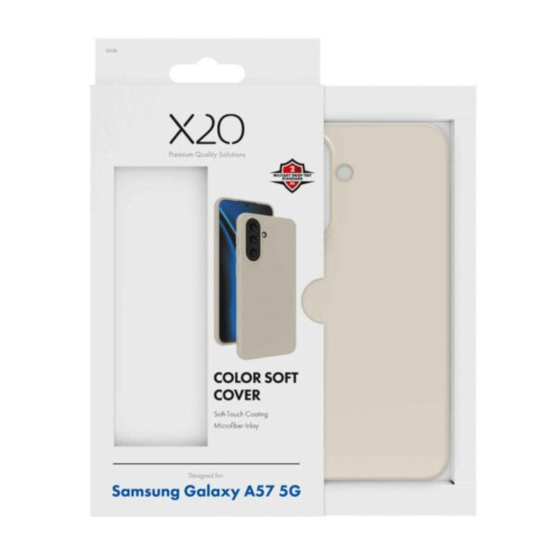 Samsung Galaxy A57 X2O Color Soft Deksel - Beige