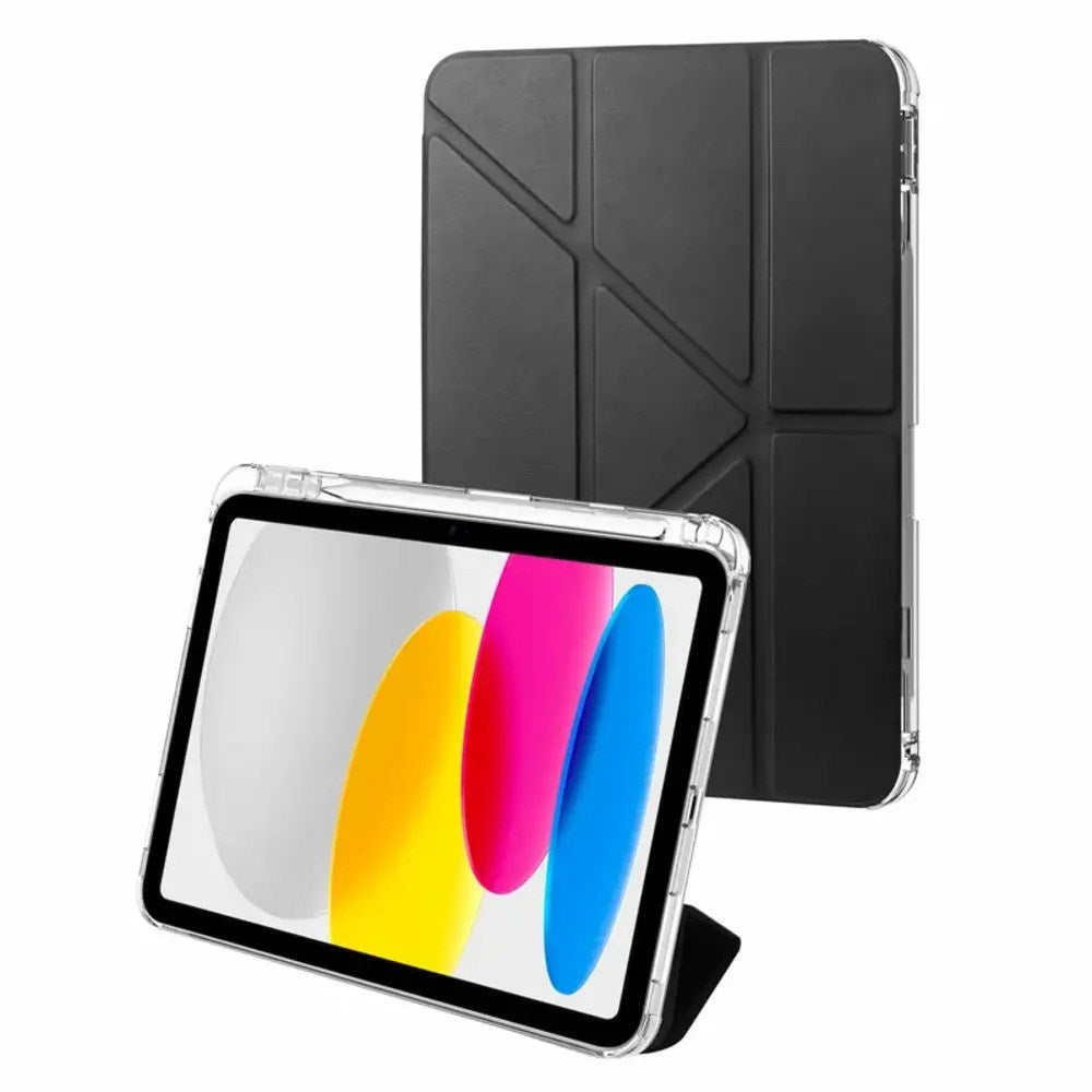 iPad 11" (2026 / 2025) / 10.9" (2024 / 2022) X2O Origami Folio Flipdeksel - Svart