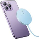 Baseus Simple Mini3 Magnetic 15W Wireless Charger - MagSafe Kompatibel - Blå