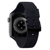 Apple Watch (42/44/SE/45/46/49mm) UAG [U] Aurora Silikon Rem - Black