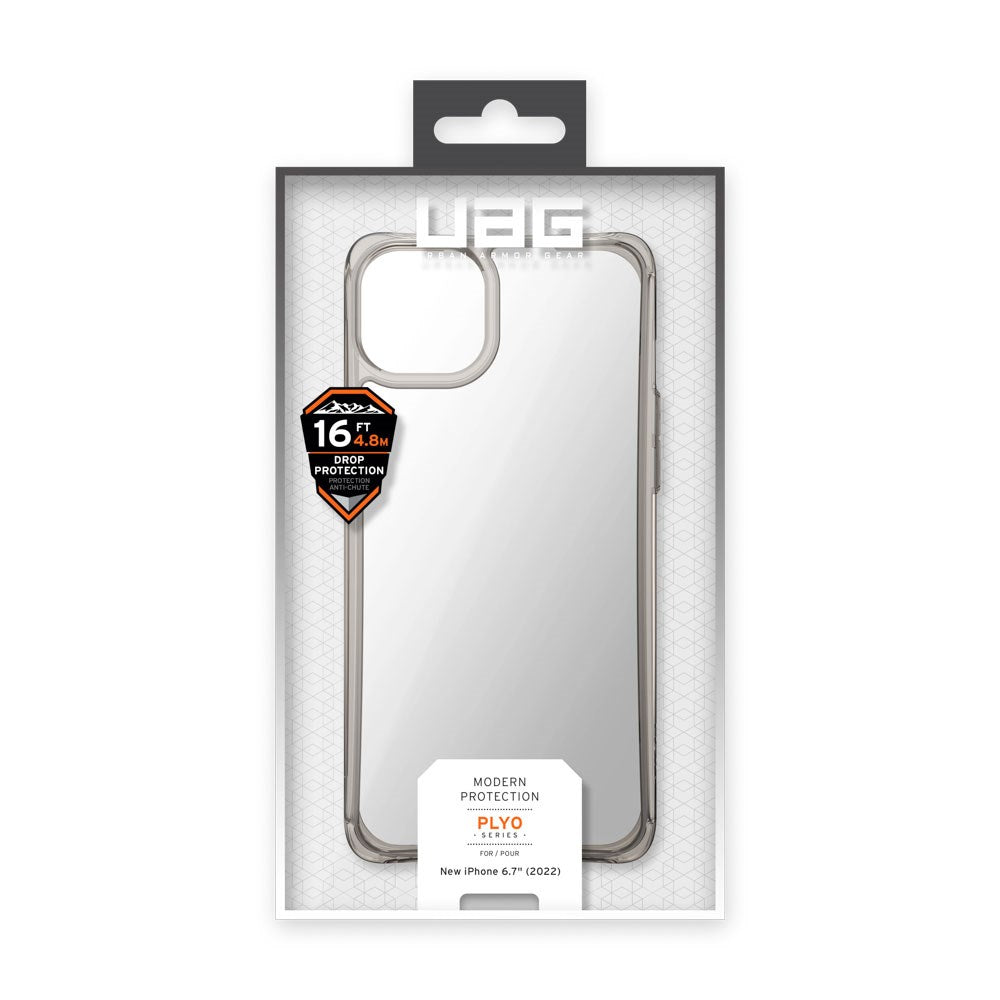 iPhone 14 Plus UAG PLYO Deksel - Ash - Gjennomsiktig
