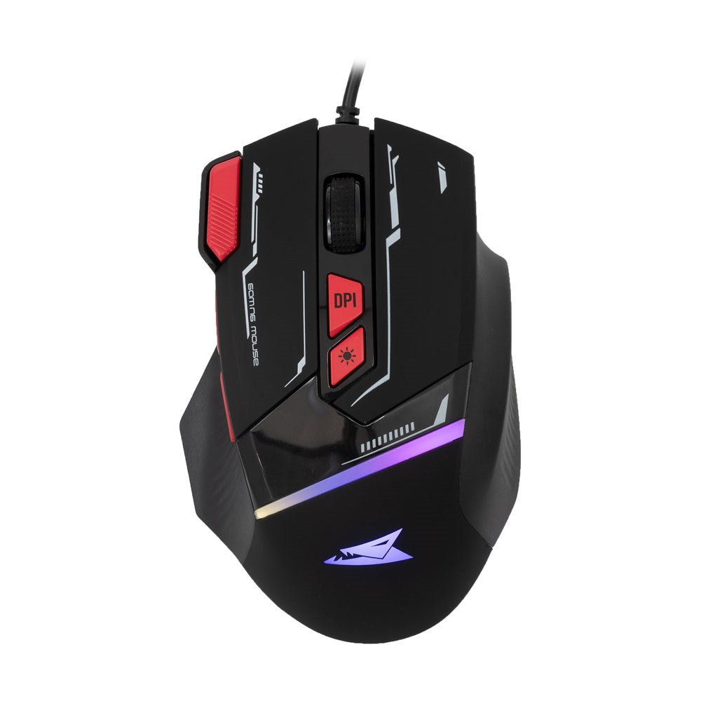 Baracuda MANTA Gaming Mus - 8D / 12800 DPI - Svart