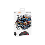 Baracuda MANTA Gaming Mus - 8D / 12800 DPI - Svart