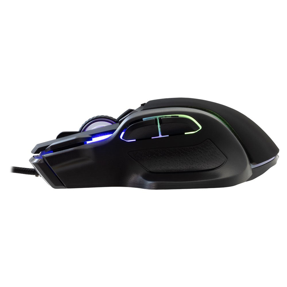 Baracuda PIRANHA Gaming Mus - 7D / 7200 DPI - Svart