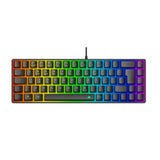 White Shark RONIN Kablet Gamingtastatur – Nordisk Layout – Svart
