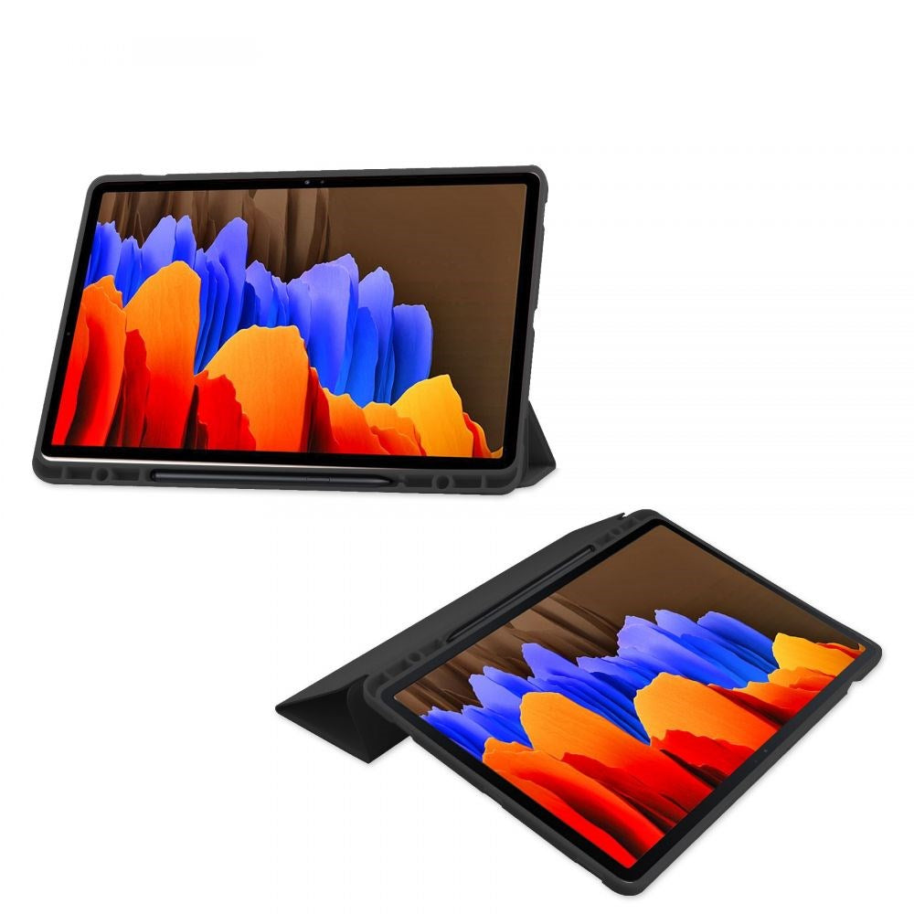 Samsung Galaxy Tab S7 FE Tech-Protect SC Tri-fold Deksel - Svart