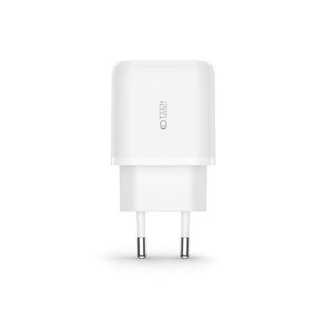 Tech-Protect 20W Vegglader med 1 x USB-C & 1 x USB-A - Power Delivery - Hvit