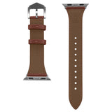 Apple Watch (38/40/SE/41/42mm)  Cyrill Reim i Ekte Skinn - Klassisk Utseende - Brun