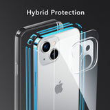 iPhone 14 Plus ESR Ice Shield Hybrid Air-Guard Deksel - Gjennomsiktig