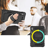 Samsung Galaxy Tab S10 FE / S9 FE Solid360 Håndverker Deksel m. Beskyttende Film fra Tech-Protect - Svart