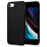 SPIGEN Liquid Armor Deksel iPhone SE (2022/2020) / 8/7 - Svart