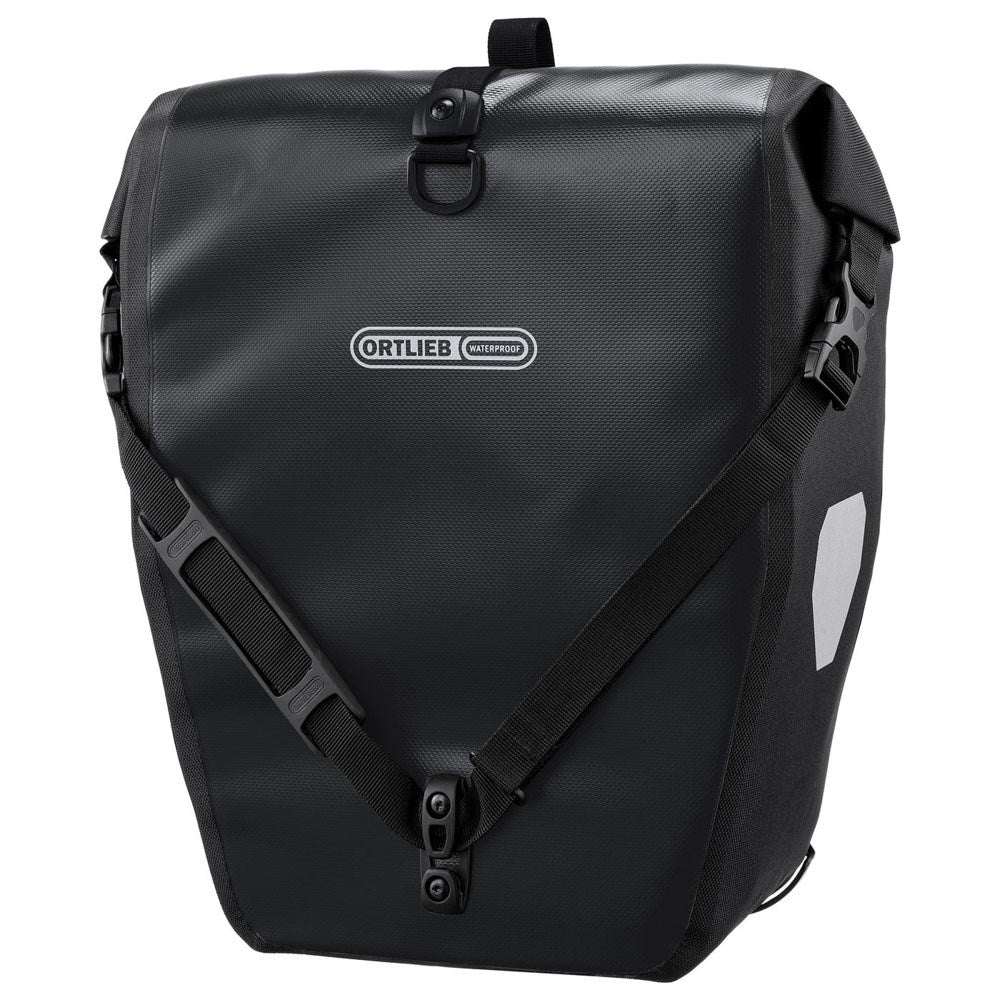 ORTLIEB Back-Roller 20L Sykkelveske for Bagasjebærer (42 x 32 x 17 cm) - Svart
