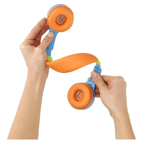 HAMA Kablede Hodetelefoner for Barn - Maks. 85 dB - On-Ear - Blå / Oransje