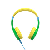 HAMA Kablede Hodetelefoner for Barn - Maks. 85 dB - On-Ear - Grønn / Gul