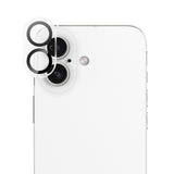 iPhone 16 Vonmählen Beskyttelsesglass for Kameralinse - Gjennomsiktig / Svart