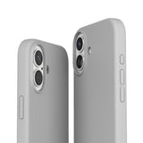 Vonmählen iPhone 16 Eco Silikon Deksel - MagSafe Kompatibel - Light Grey