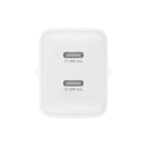 4smarts PDPlug 45W Vegglader med 2 x USB-C - Hvit