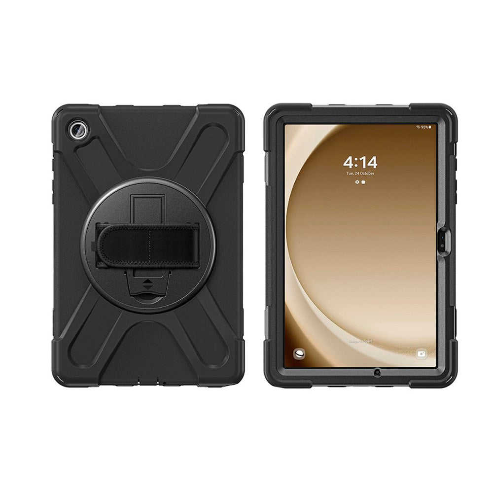 Samsung Galaxy Tab S10 FE / S9 FE 4smarts Rugged Nettbrett Deksel GRIP - Svart
