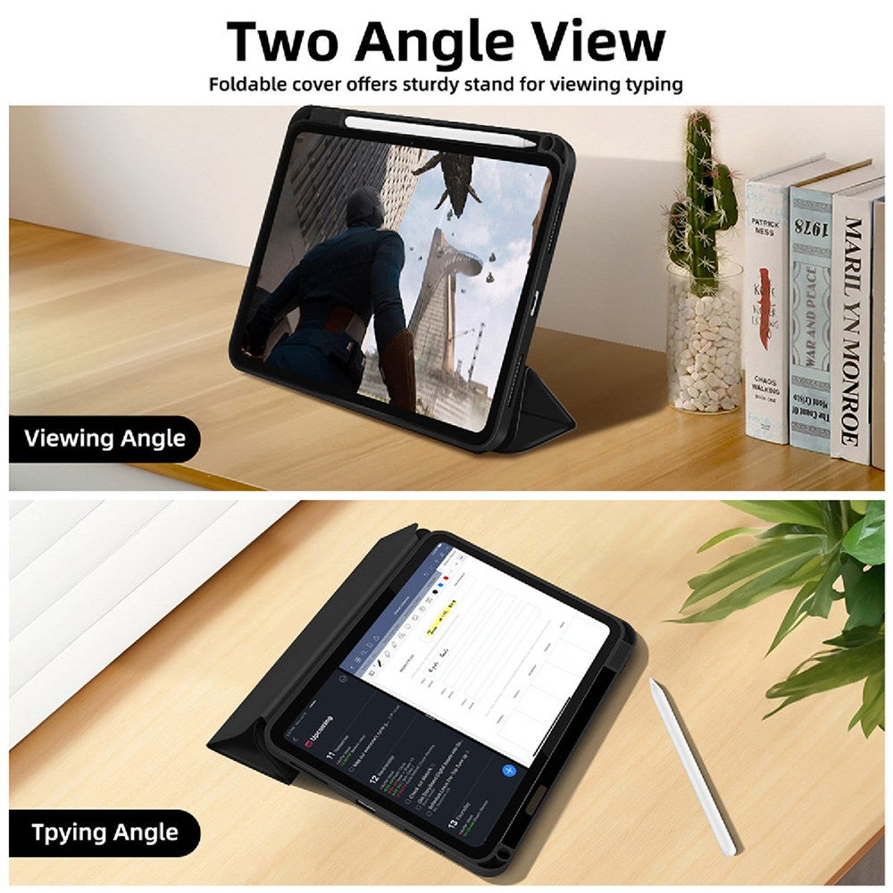 iPad Air 11" (2026 / 2025 / 2024) 4smarts Basic Folio Deksel m. Penne Holder - Svart