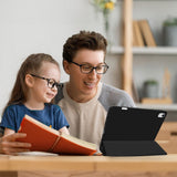 iPad Air 11" (2026 / 2025 / 2024) 4smarts Basic Folio Deksel m. Penne Holder - Svart