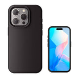iPhone 16 Pro 4Smarts Liquid Silikon Cupertino Deksel - MagSafe-Kompatibel - Svart
