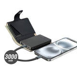 4Smarts PowerBank Wallet 3000 mAh - Svart