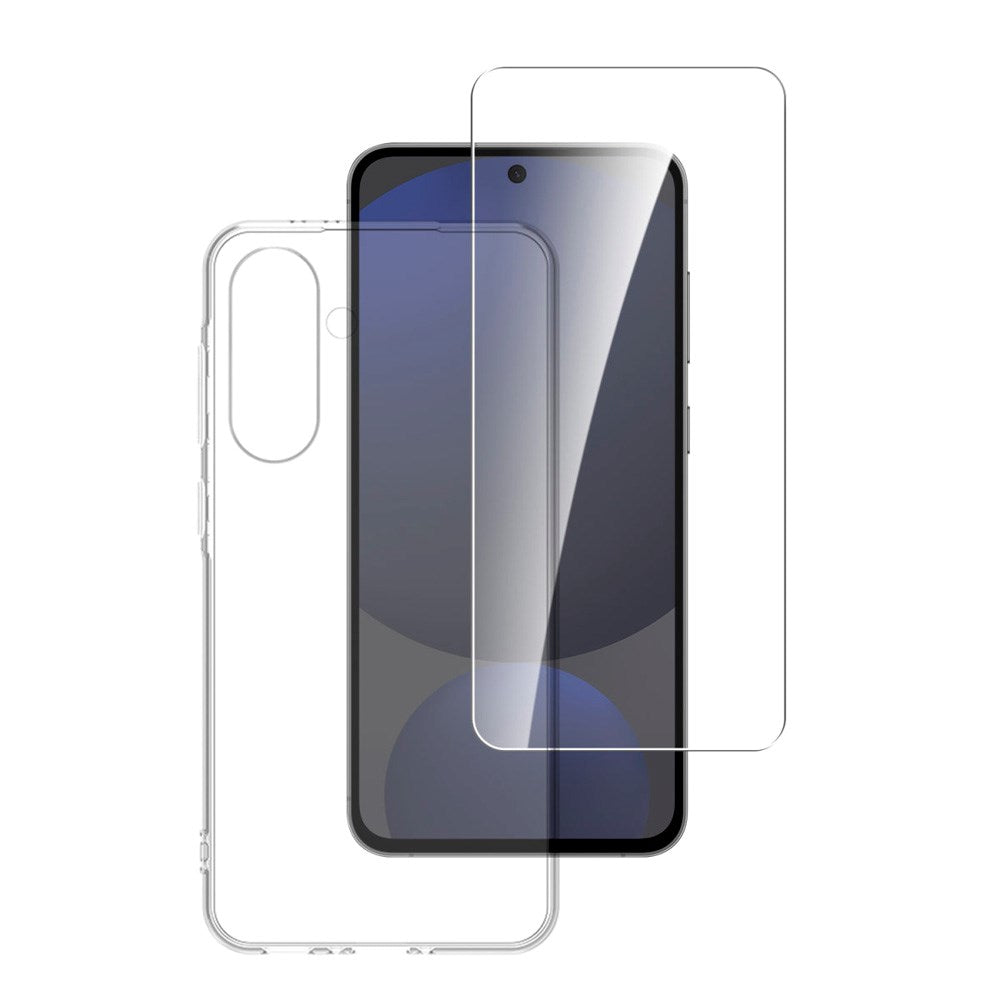 Samsung Galaxy A36 (5G) 4Smarts 360° Protection Set m. Deksel & Skjermbeskyttelsesglass - Gjennomsiktig