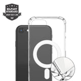 iPhone 17e / 16e 4smarts Ibiza Hybrid Deksel - MagSafe Kompatibel - Gjennomsiktig