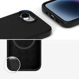 iPhone 17e / 16e 4smarts Silikon Deksel - MagSafe Kompatibel - Svart