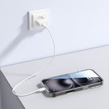 iPhone 17 Pro 4Smarts 3-i-1 Premium Starter Set - MagSafe Deksel, Skjermbeskyttelse & 20W Vegglader - Gjennomsiktig / Hvit