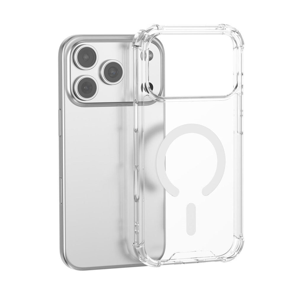iPhone 17 Pro Max 4Smarts IBIZA Hybrid Deksel - MagSafe Kompatibelt - Gjennomsiktig