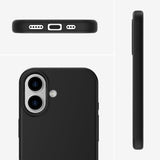 iPhone 17 4Smarts Silikon Deksel – MagSafe Kompatibelt – Svart