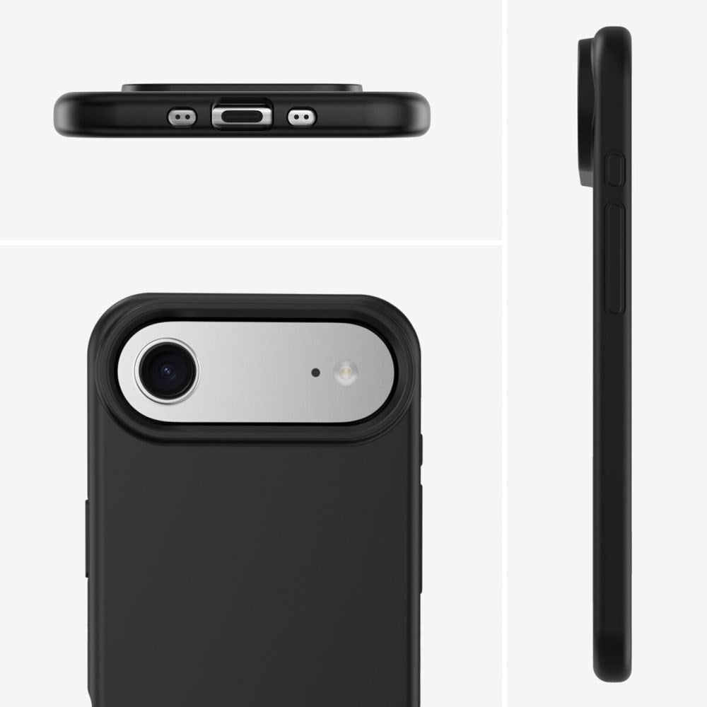 iPhone Air 4Smarts Silikon Deksel – MagSafe Kompatibelt – Svart